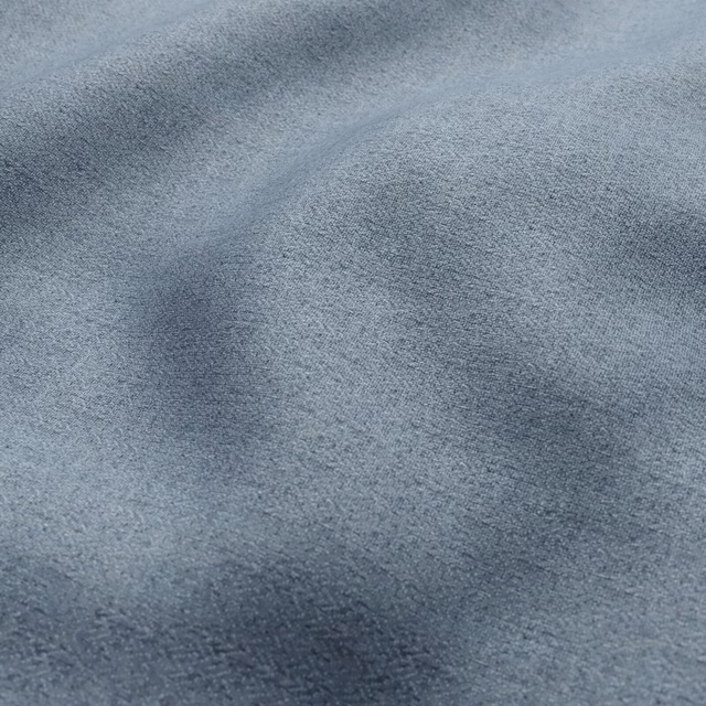 Cool Baltic blue-grey cloth with a fine, softly textured woven surface