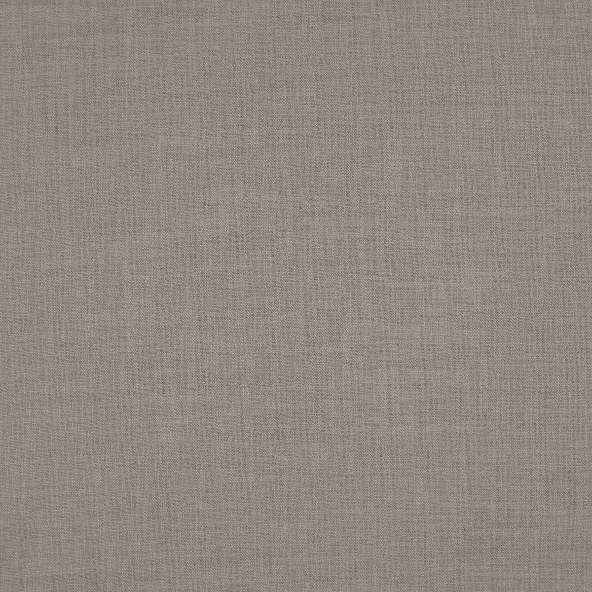 Muted taupe-grey plain weave showing fine crosswise texture and subtle tonal flecks