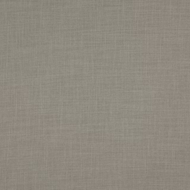 Muted taupe-grey plain weave showing fine crosswise texture and subtle tonal flecks