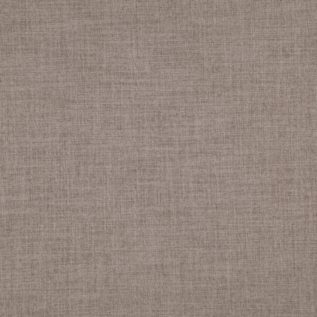 Close-up of muted taupe-grey Lokrum fabric with fine irregular woven texture