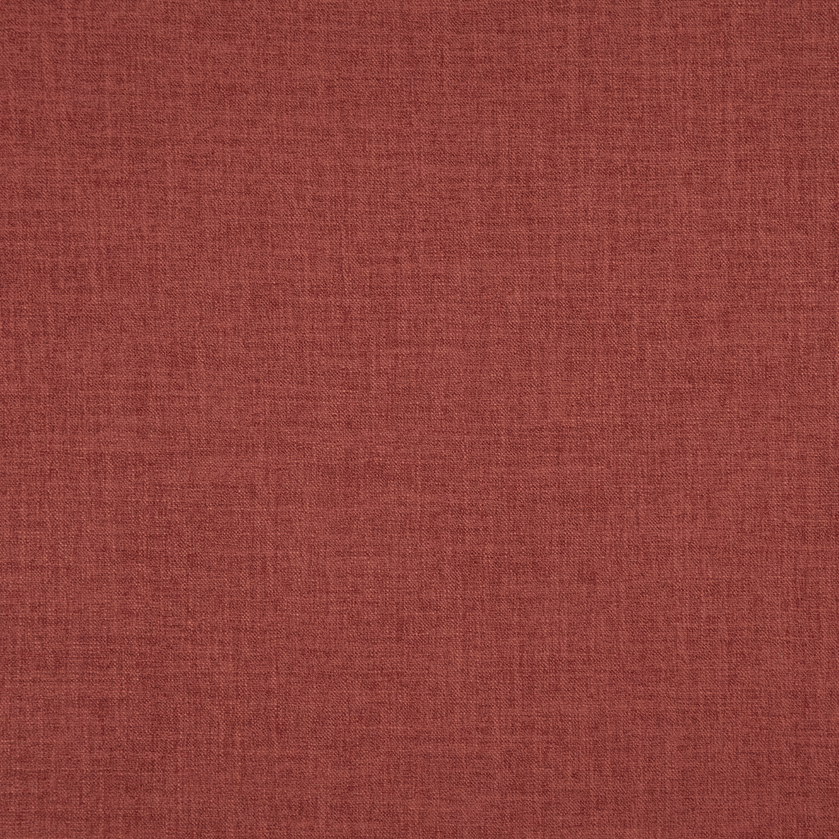 Muted rose-red woven fabric with subtle crosshatched texture and warm terracotta depth