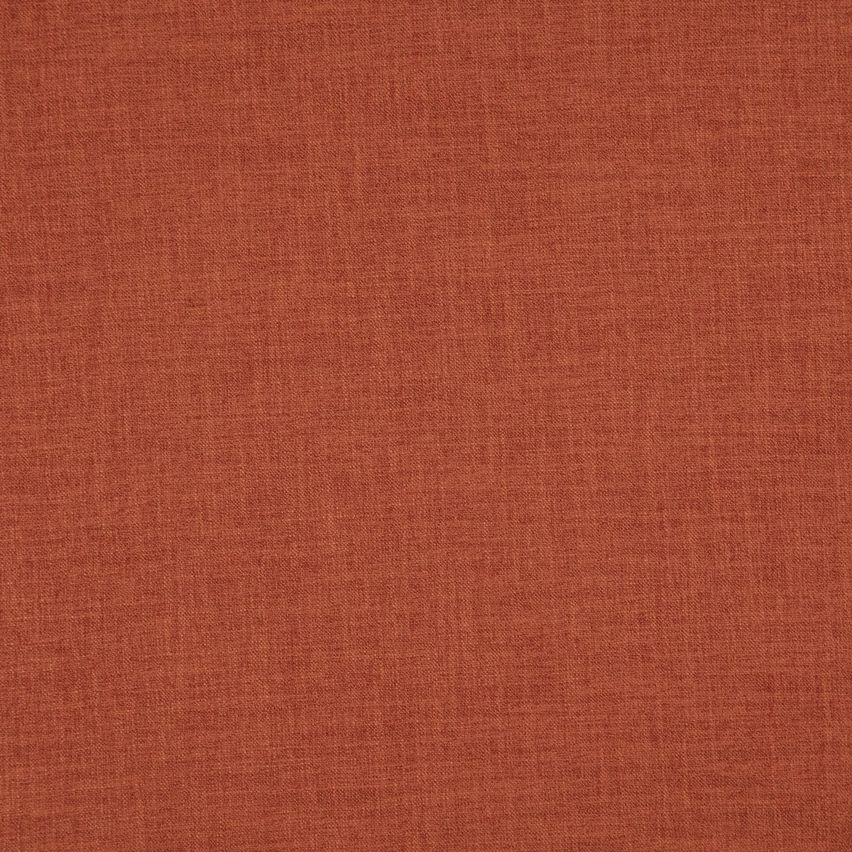 Warm rust-terracotta fabric with a fine, irregular crosshatched weave