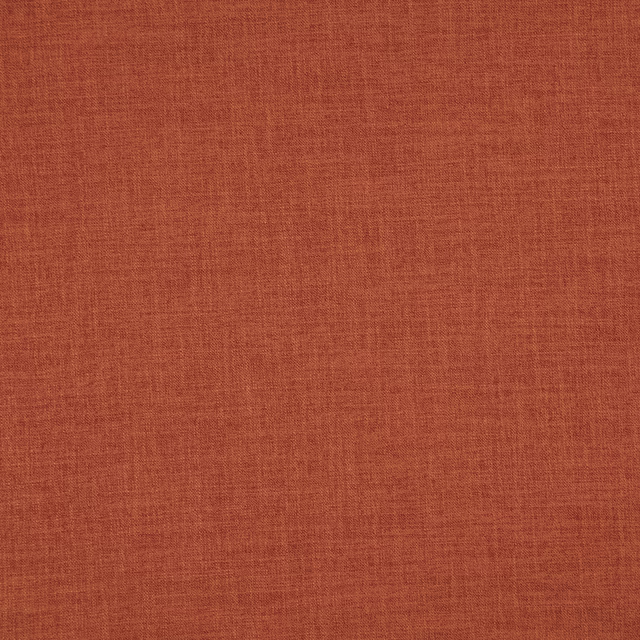 Warm rust-terracotta fabric with a fine, irregular crosshatched weave