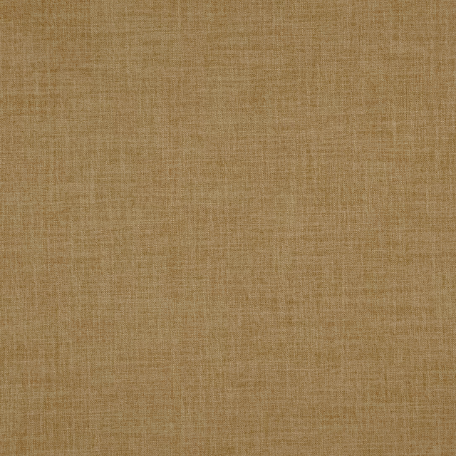 Warm camel-tan plain weave with fine crosshatch texture in close-up