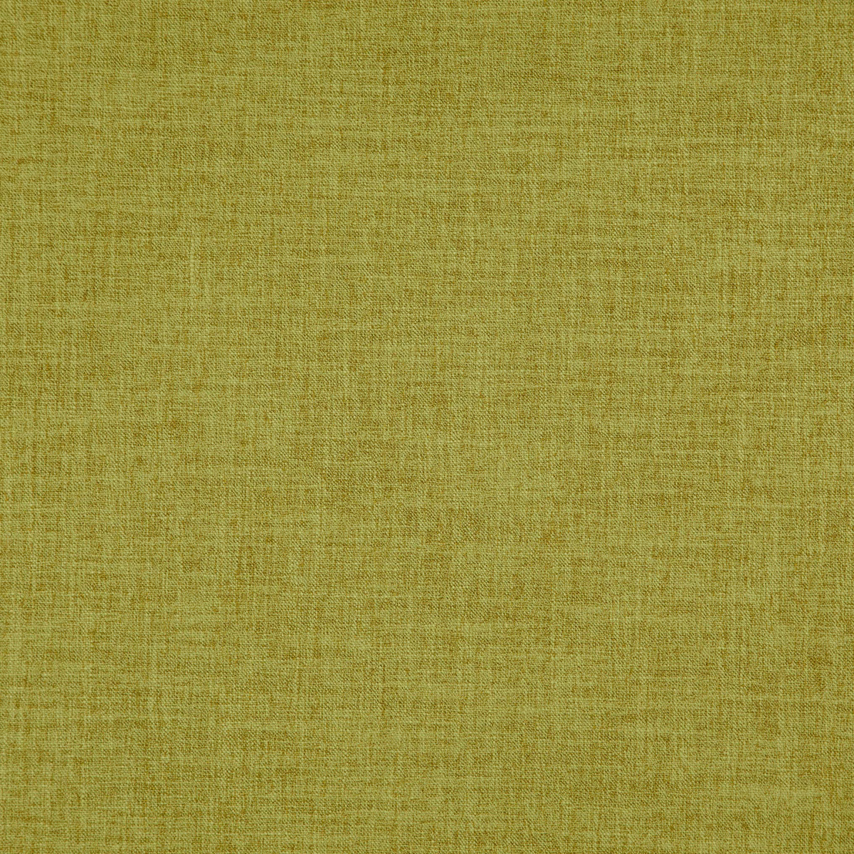 Muted citrus yellow-green plain weave fabric with fine crosshatched texture