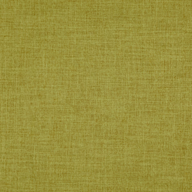 Muted citrus yellow-green plain weave fabric with fine crosshatched texture