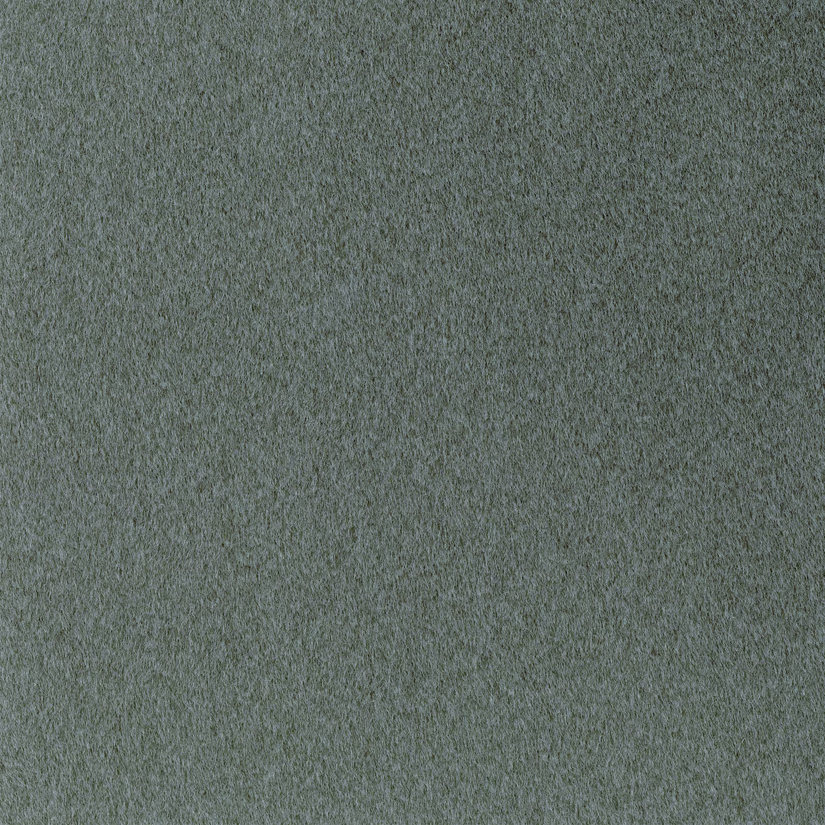 Close-up of muted grey-green Thyme fabric with a dense softly textured surface