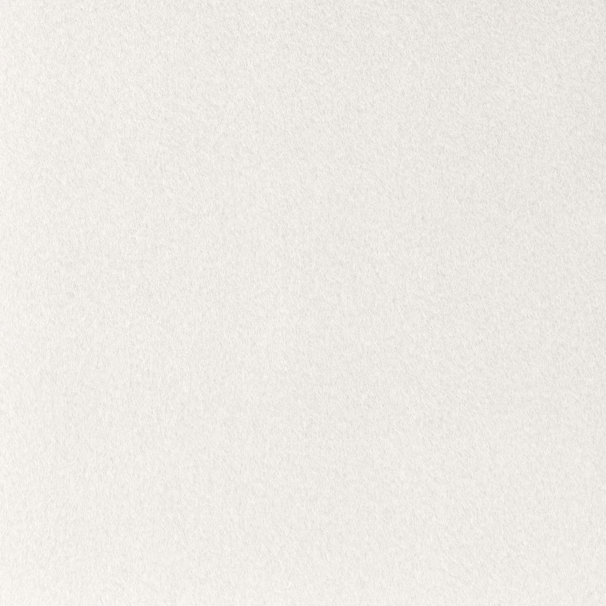 Snow-white finely textured weave with a soft, lightly mottled surface