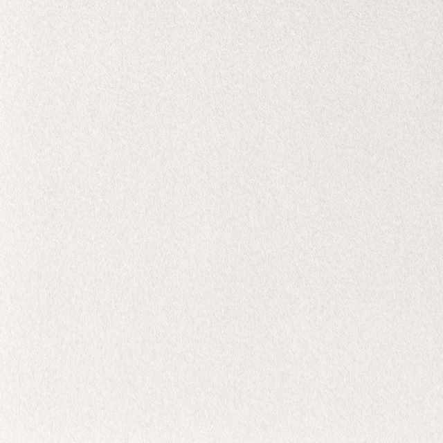 Snow-white finely textured weave with a soft, lightly mottled surface
