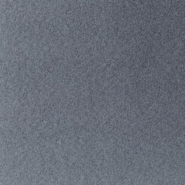 Close-up of deep taupe-grey Lush fabric with a dense, softly mottled textured surface