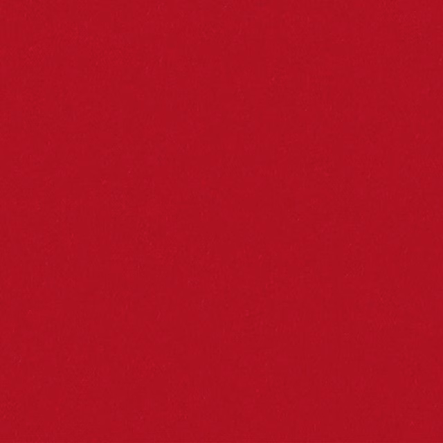 Deep cherry-red plain fabric with a subtly directional, softly textured surface