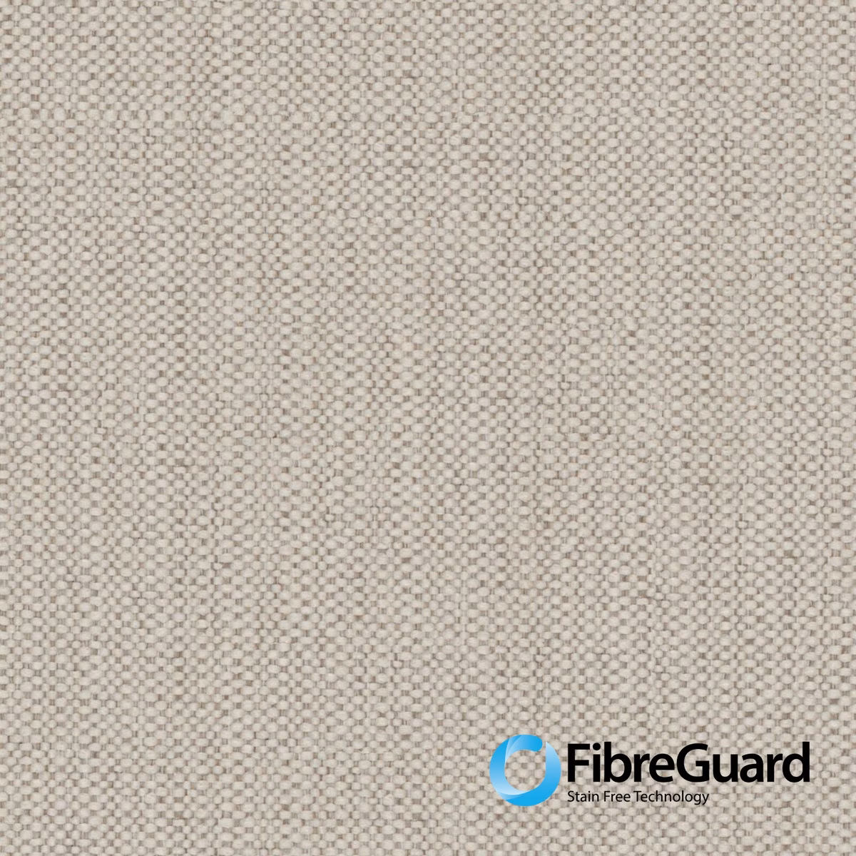 Warm oat small-check woven fabric with a softly flecked, tactile surface