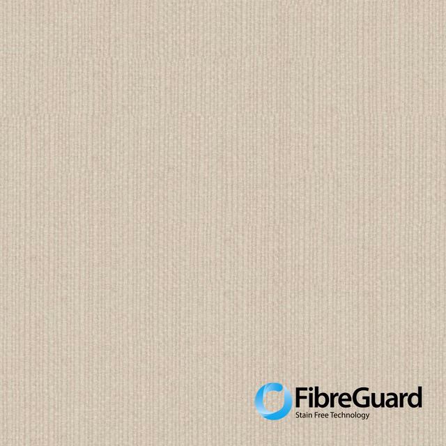 Pale warm greige Maverick fabric with a fine, closely ribbed vertical weave