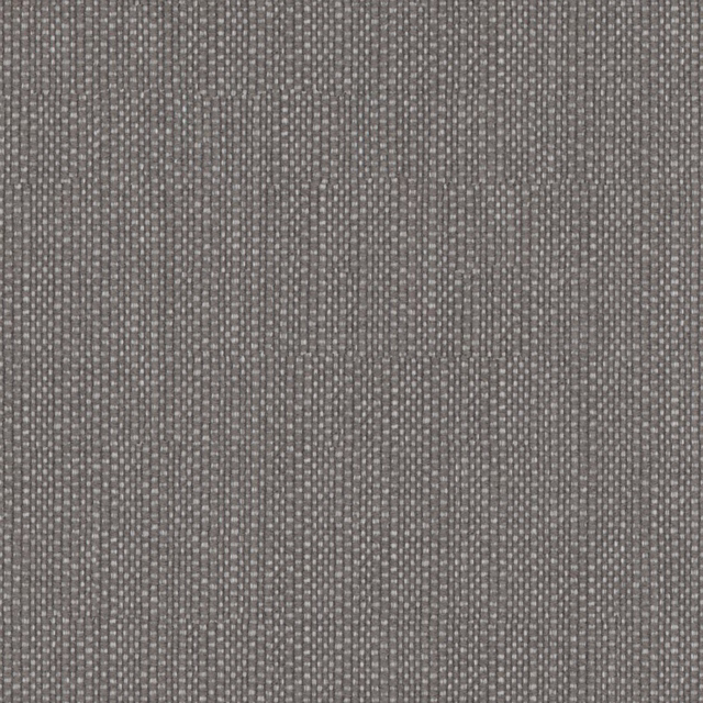 Close-up of mushroom charcoal-grey woven fabric with fine vertical ribbed texture