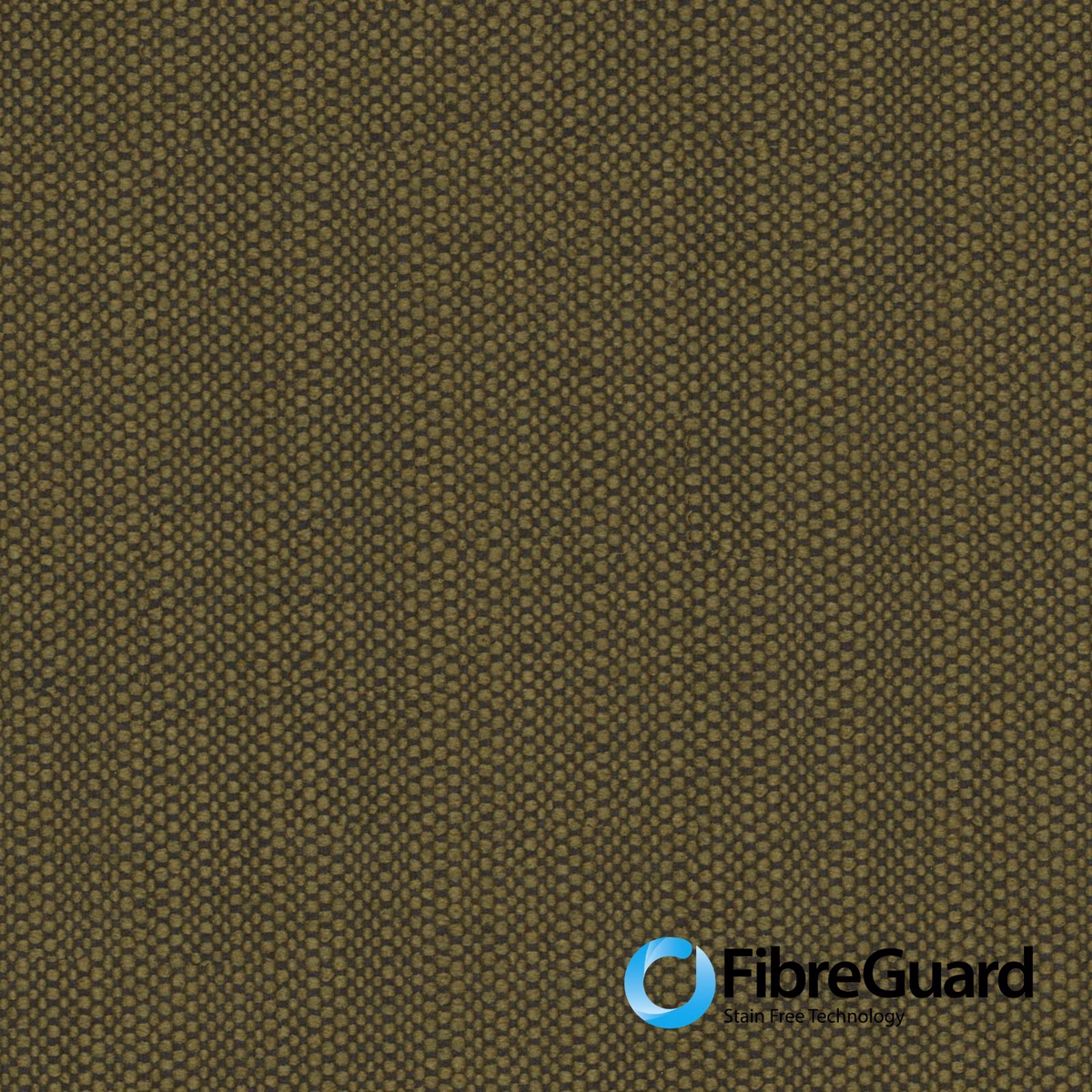 Close-up of dark moss olive fabric with a tiny, tightly woven geometric texture