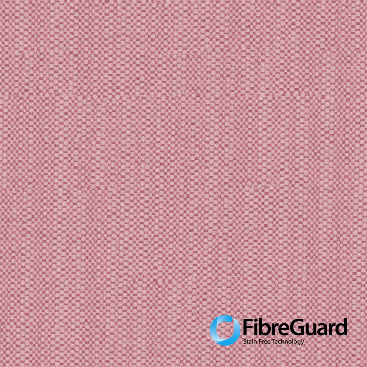 Muted rose-pink checked weave with fine tonal texture in close view