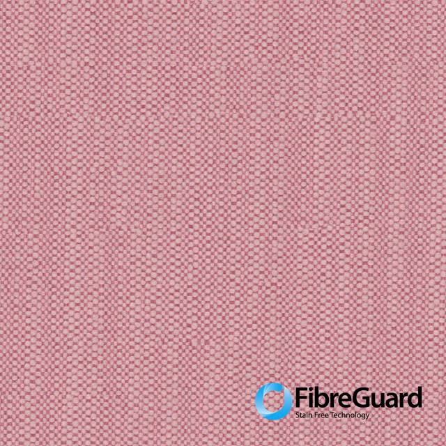 Muted rose-pink checked weave with fine tonal texture in close view
