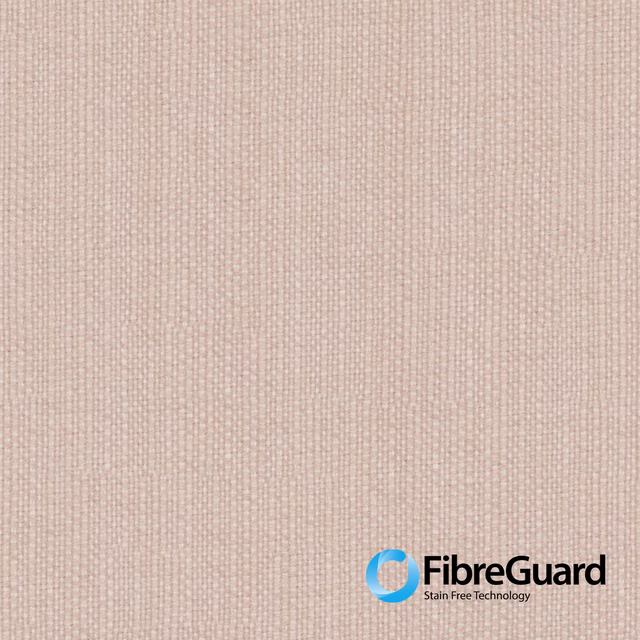 Pale blush-pink woven swatch with fine vertical ribbing and soft tonal texture