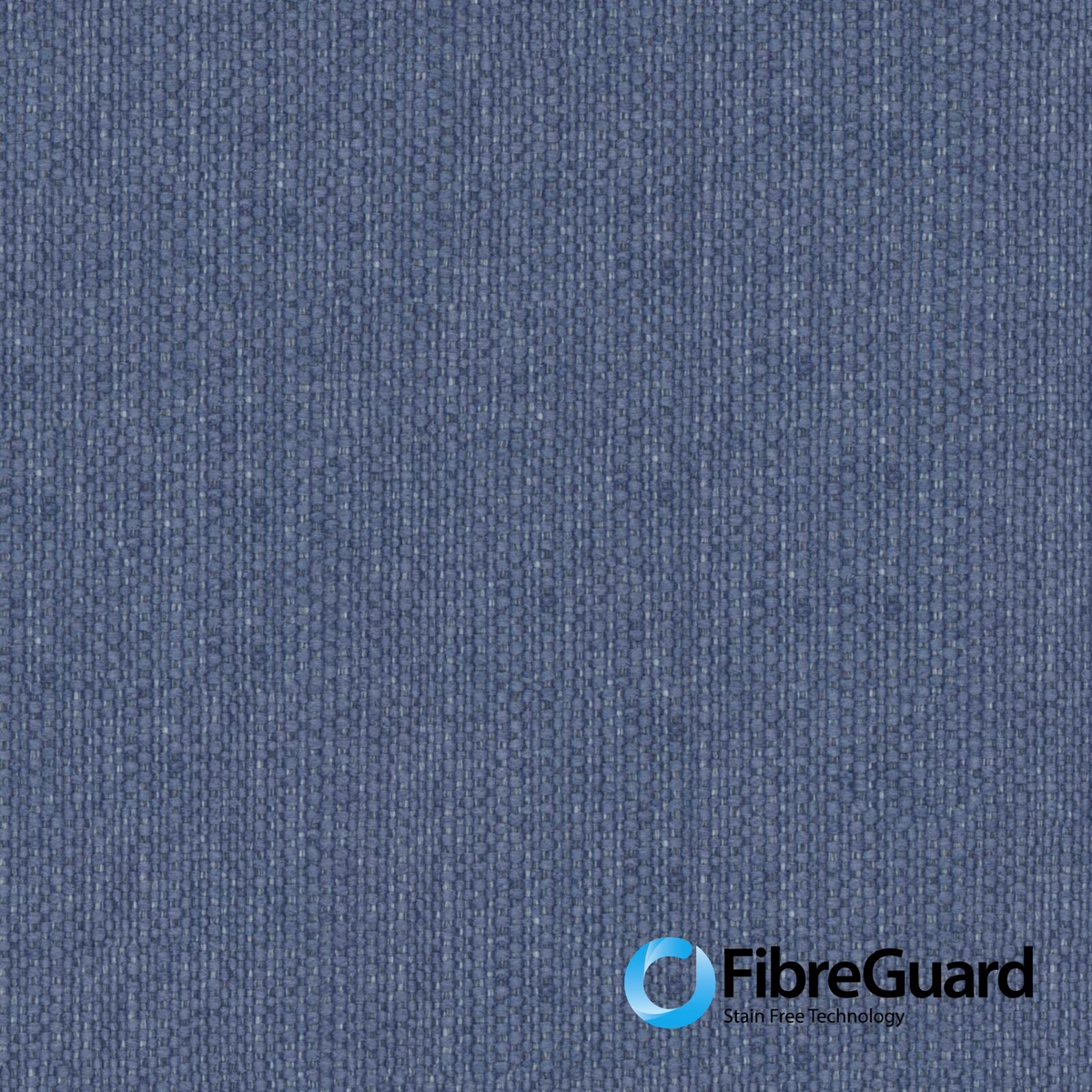 Cool blue-grey Maverick fabric with fine vertical ribbed weave and subtle tonal flecks