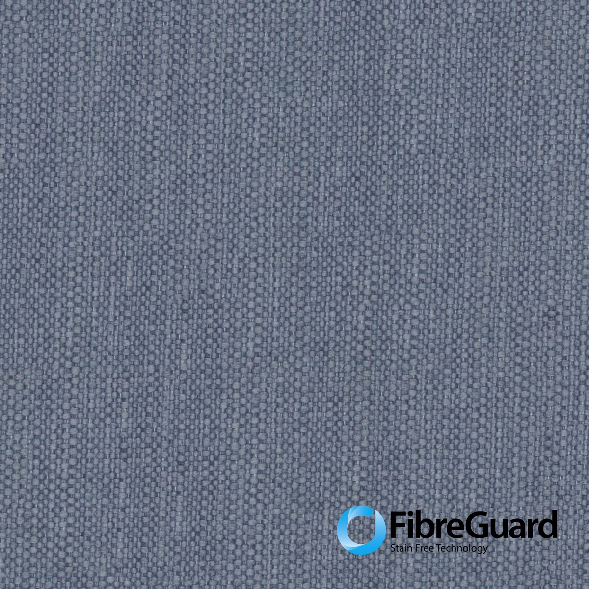 Cool slate blue-grey woven surface with tiny vertical loop-like texture