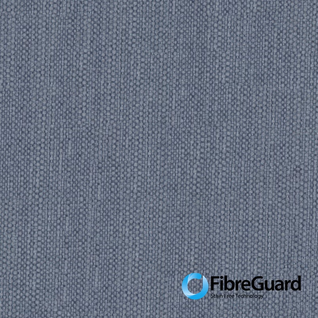 Cool slate blue-grey woven surface with tiny vertical loop-like texture