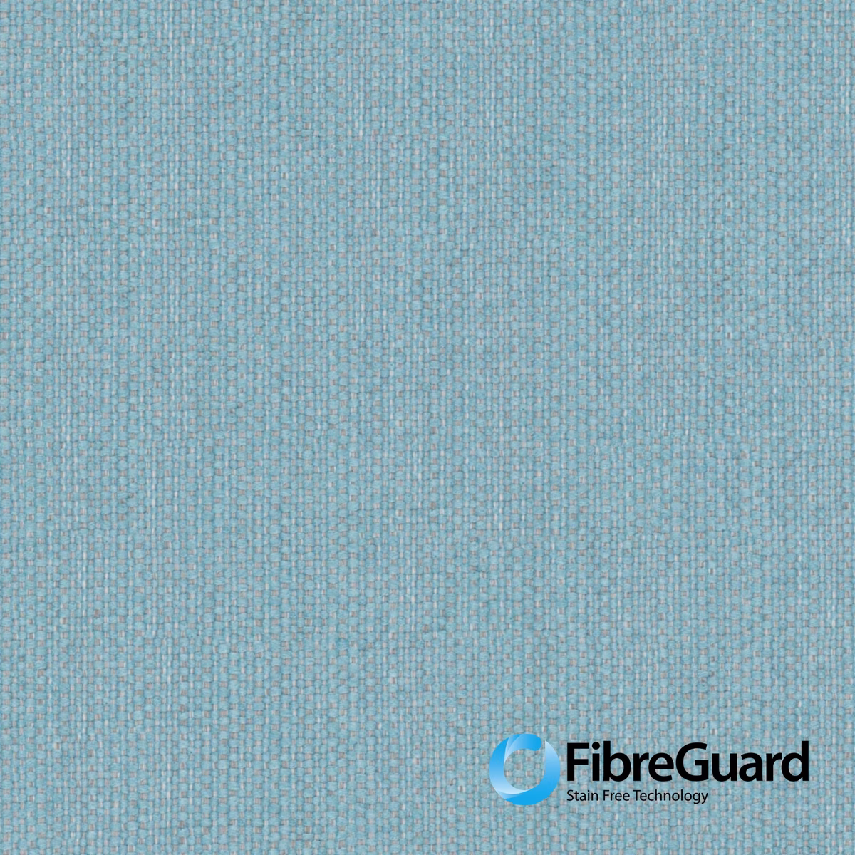 Close-up of 55 Tropical showing pale aqua-teal weave with fine vertical texture