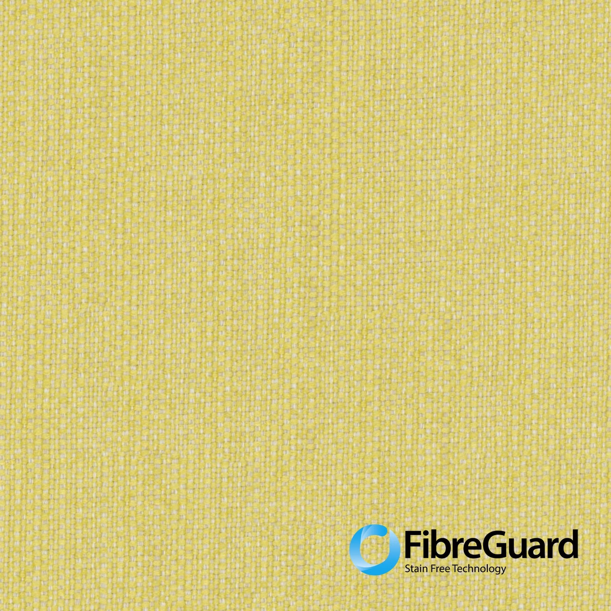 Close-up of pale lime-yellow fabric with a fine woven micro-grid texture