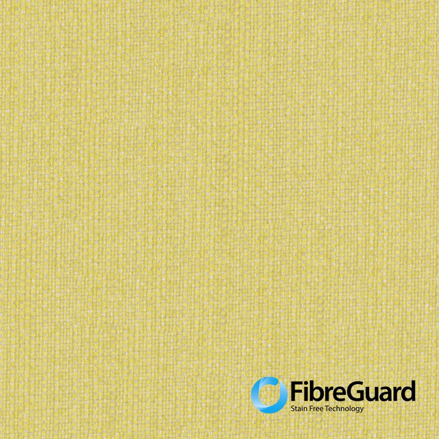 Close-up of pale lime-yellow fabric with a fine woven micro-grid texture