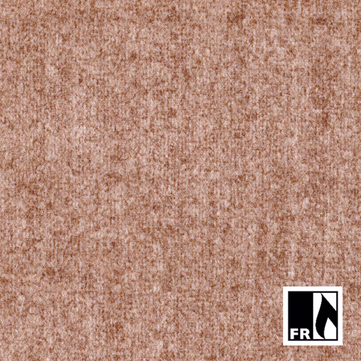 Warm blush-pink and taupe mottled fabric with a softly brushed, flecked texture