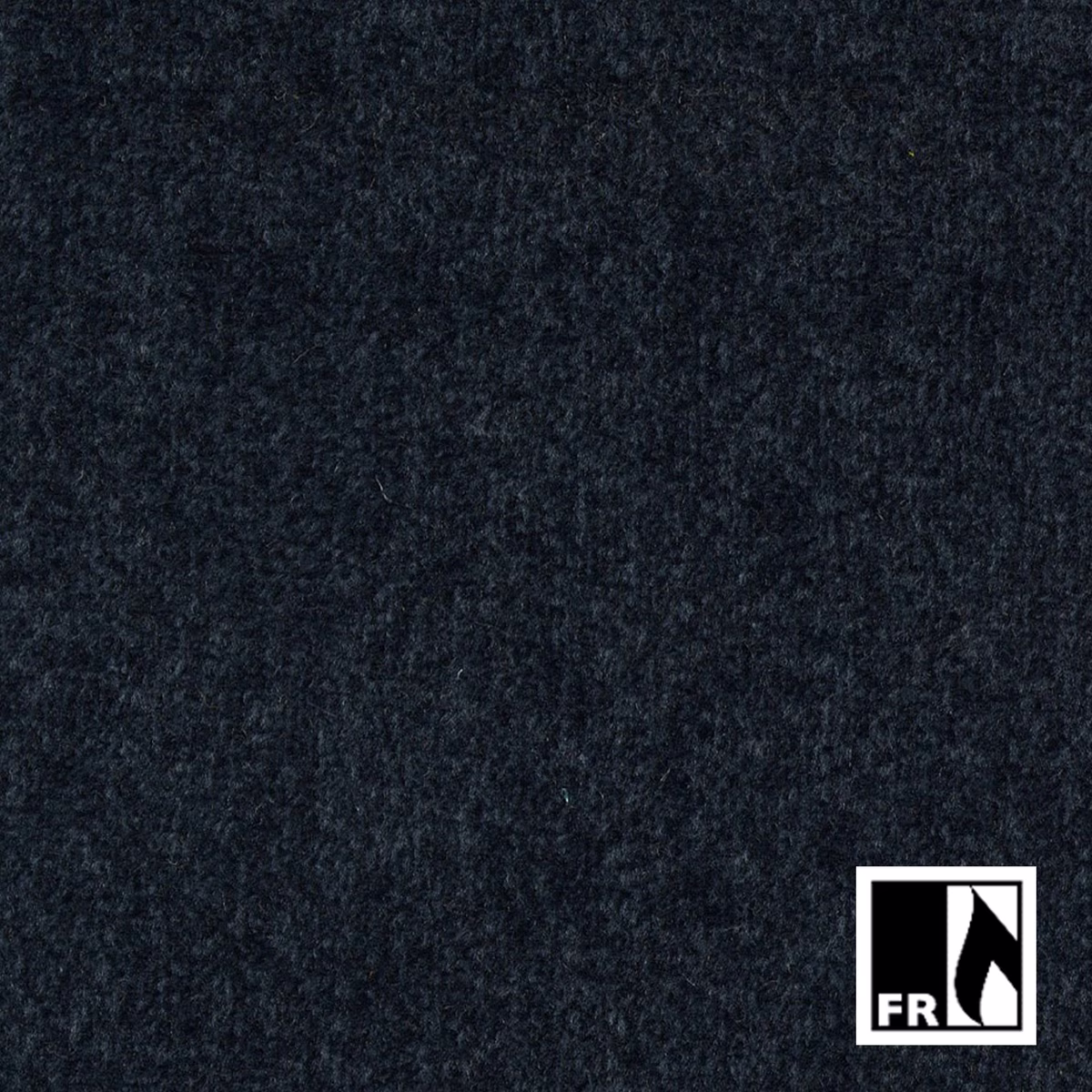 Deep navy textile with subtle charcoal mottling and a soft, dense surface