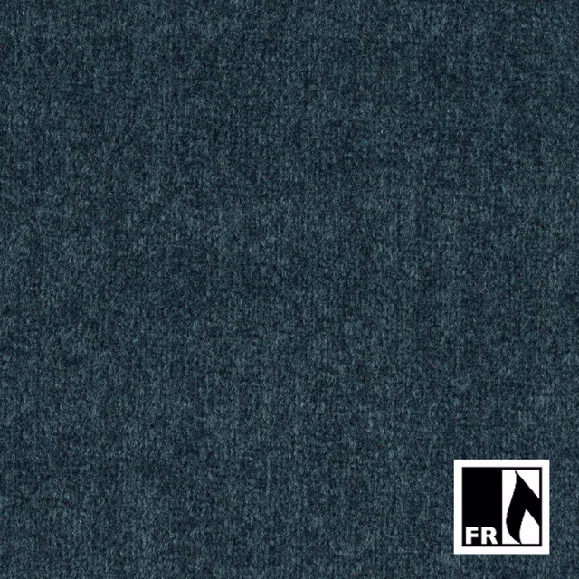 Close-up of deep Pacific blue-teal fabric with mottled vertical texture