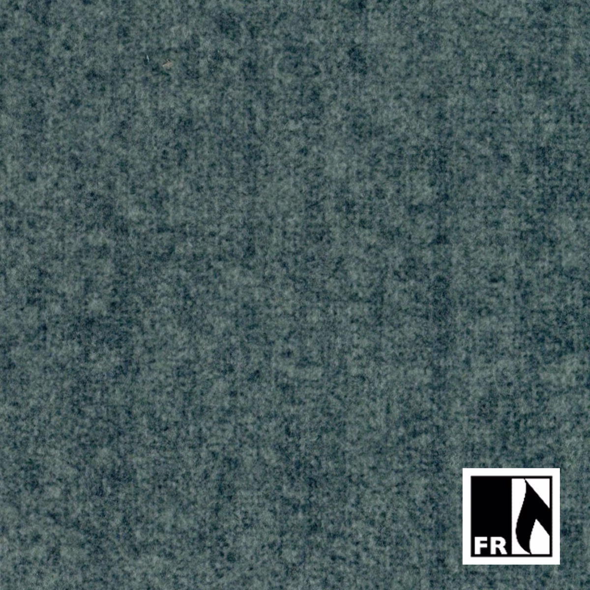 Close-up of mottled mineral blue-grey fabric with a dense softly brushed texture