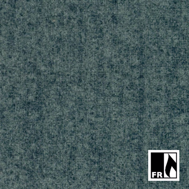 Close-up of mottled mineral blue-grey fabric with a dense softly brushed texture