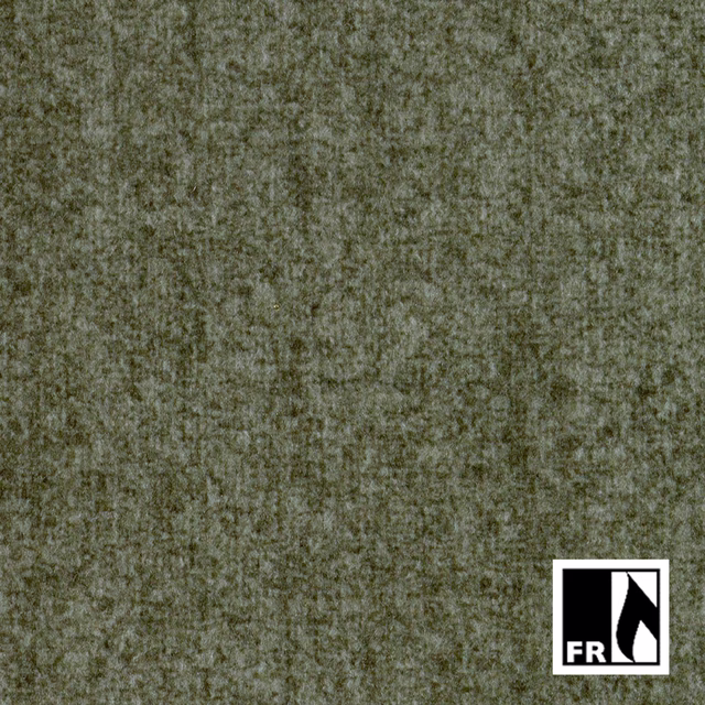 Mottled sage-green woven textile with soft olive-grey depth and faint vertical variation