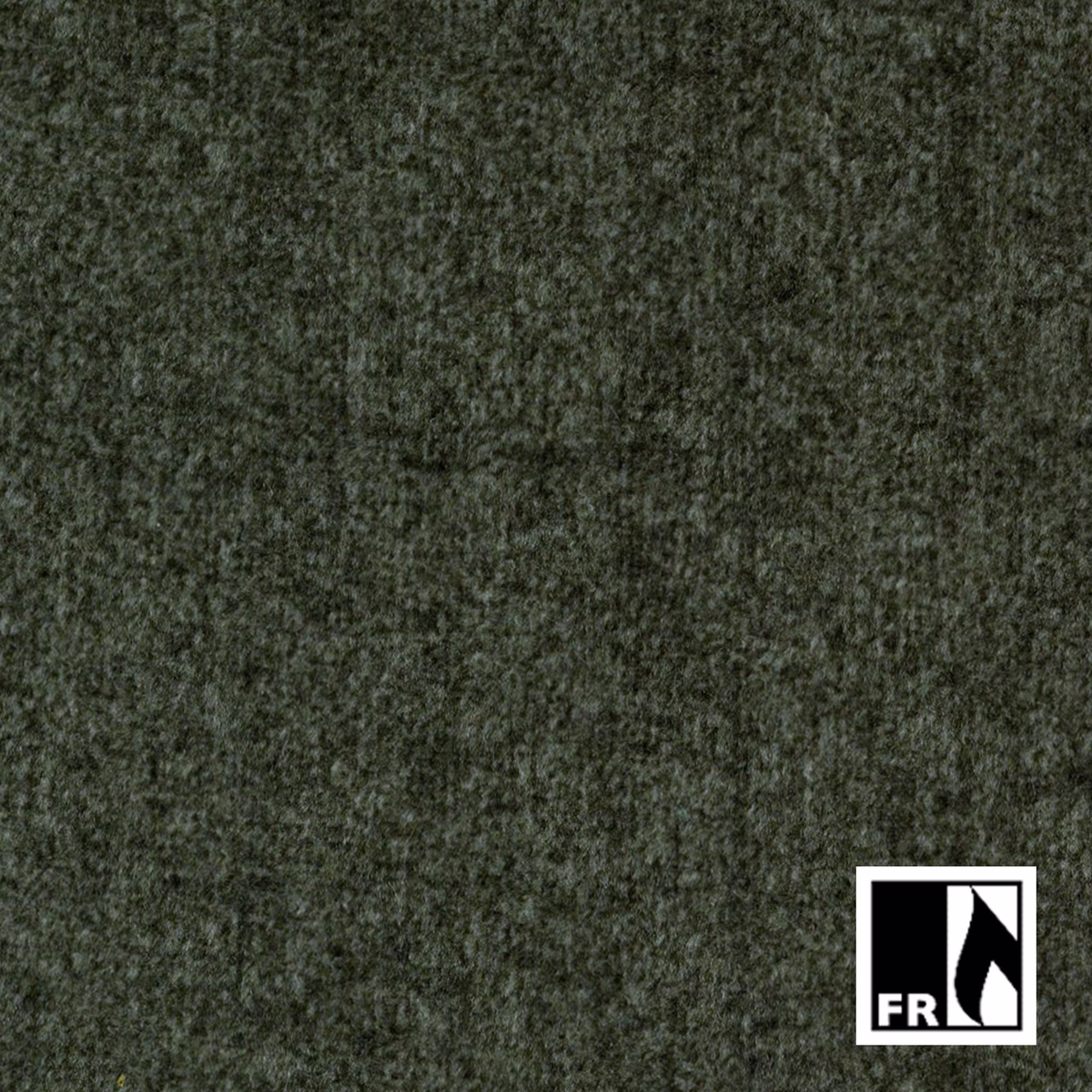 Dark olive Monaco textile with mottled surface and subtle vertical tonal striations