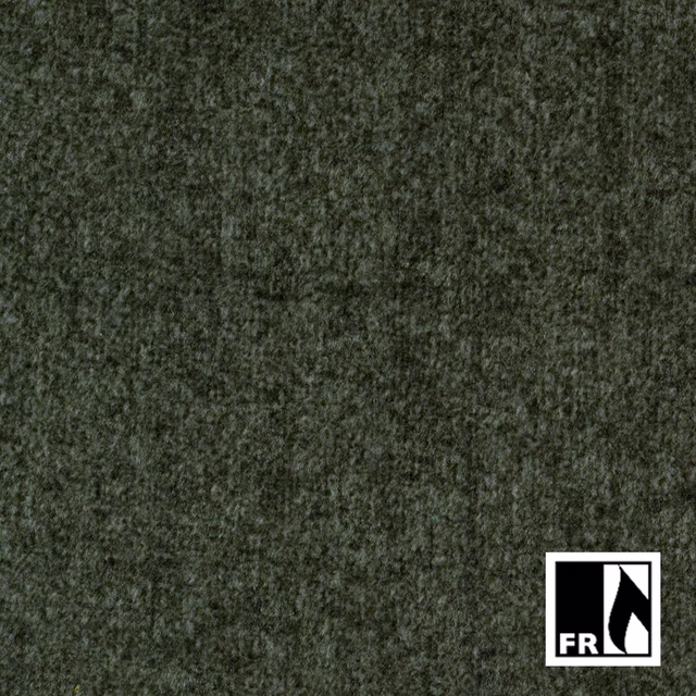 Dark olive Monaco textile with mottled surface and subtle vertical tonal striations