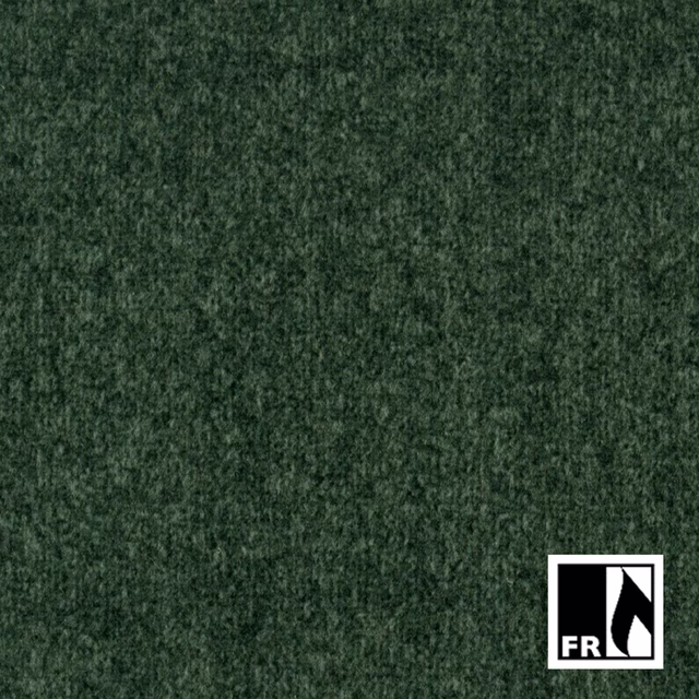 Deep fern-green fabric with dense mottled texture and subtle tonal variation