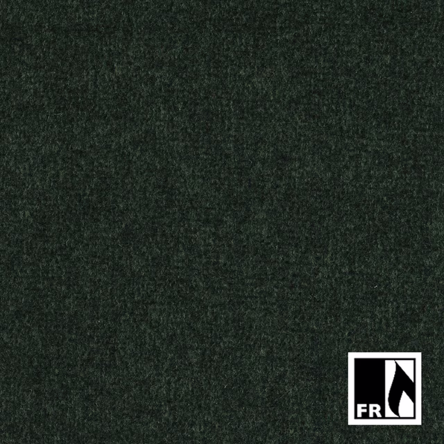 Deep forest-green fabric swatch with a dense, softly mottled textured surface