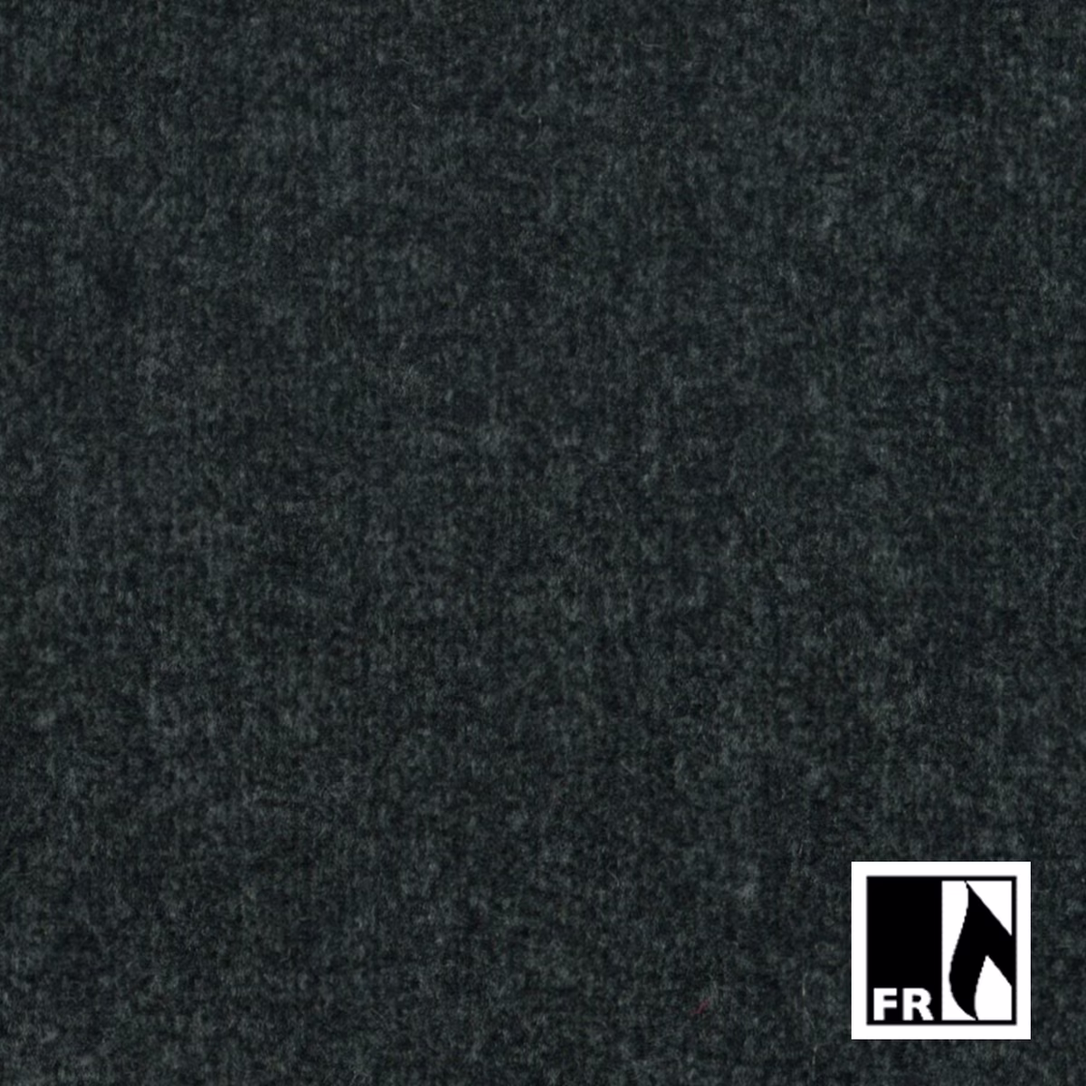 Close-up of deep charcoal-grey Monaco textile with softly mottled, tactile texture