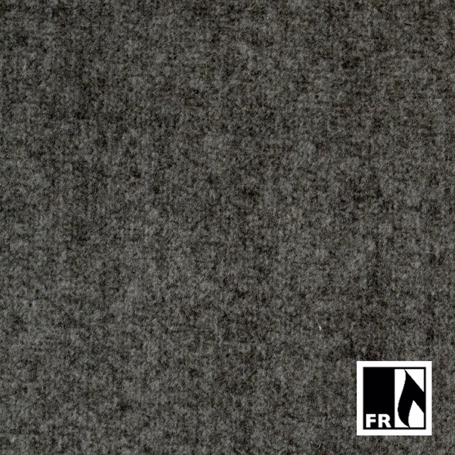 Close-up of mottled charcoal pewter fabric with a dense brushed-looking texture