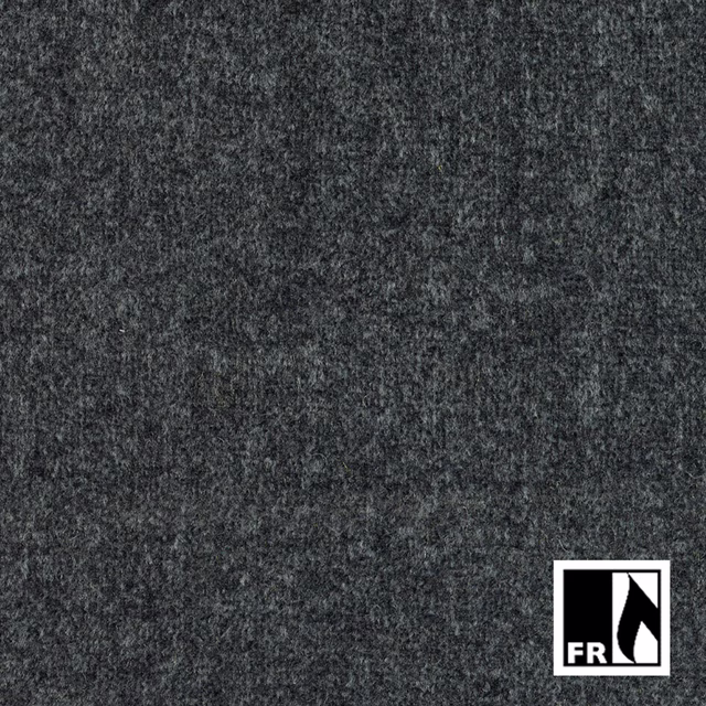 Dense mottled charcoal textile with graphite flecks and a softly brushed surface