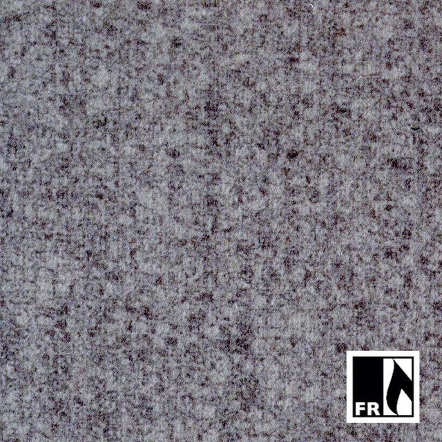 Close-up of cool silver-grey fabric with a dense, softly mottled texture