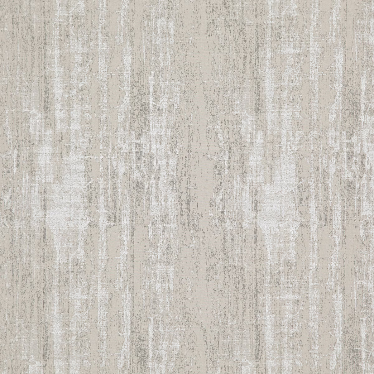 Pale greige textile with chalky vertical striations and a weathered woven texture
