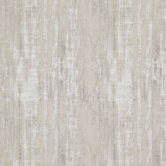 Pale greige textile with chalky vertical striations and a weathered woven texture