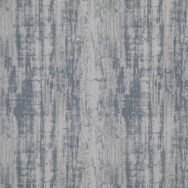 Cool blue-grey woven textile with pale distressed vertical striations and weathered texture