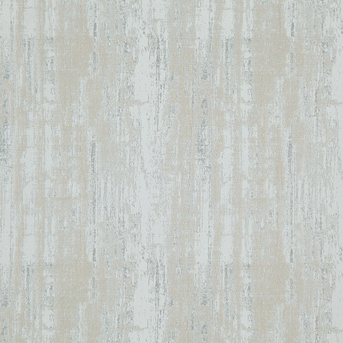 Pale blue-grey and beige distressed vertical texture on the Seaspray fabric swatch