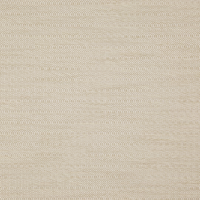 Warm raffia beige woven textile with fine gridded texture and subtle horizontal bands