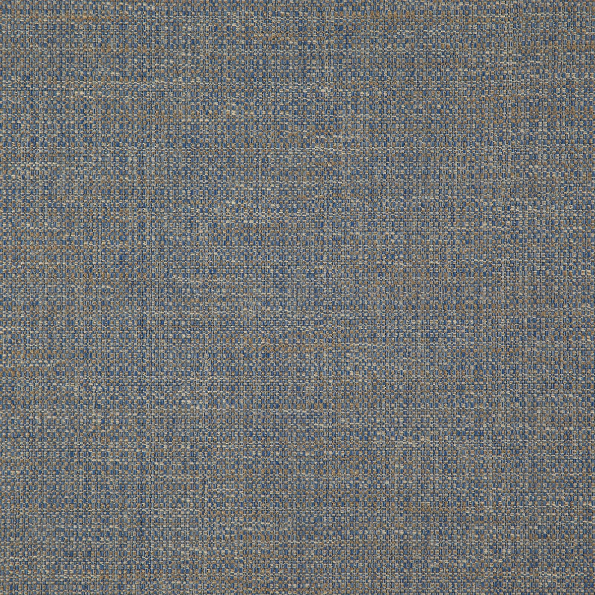 Muted sky-blue and grey woven texture with fine tan and navy flecks