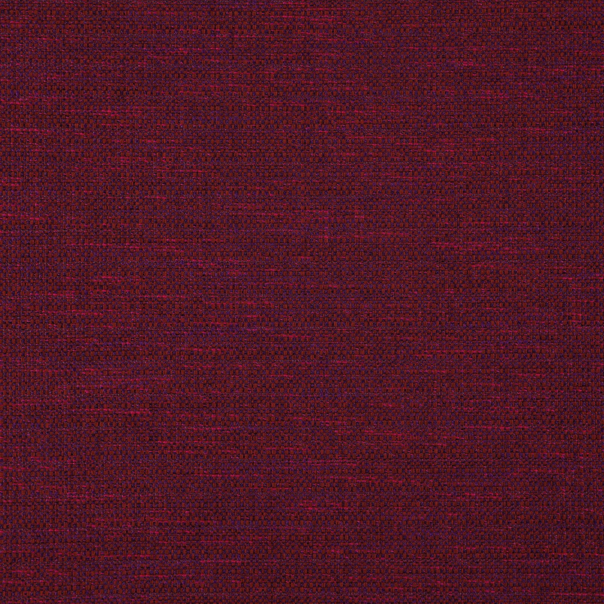 Close-up of deep peony burgundy fabric with fine mottled woven texture