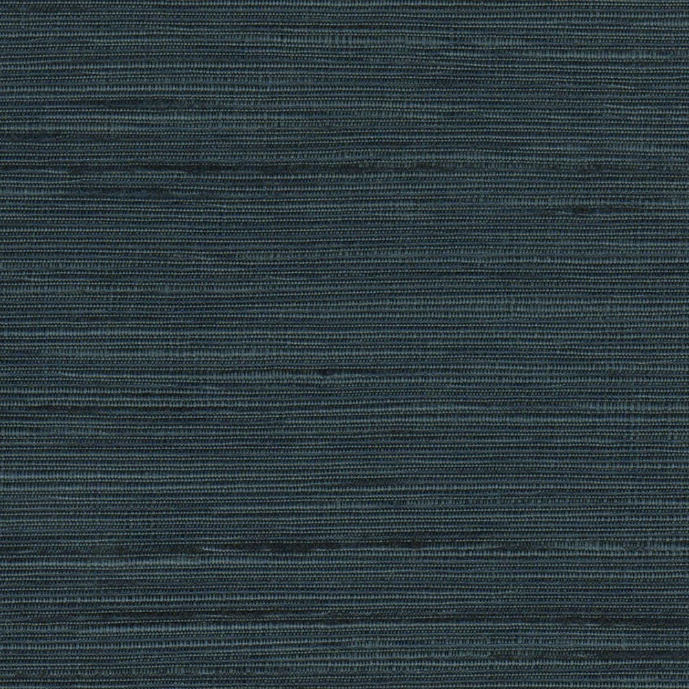 Close-up of dense ink blue-green fabric with fine horizontal ribbing
